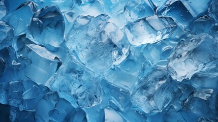 A background with a textured surface of ice - obrazy, fototapety, plakaty