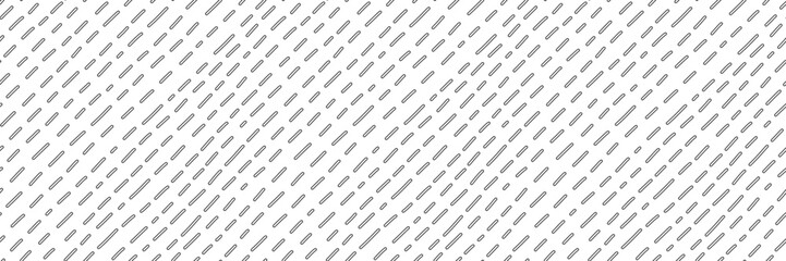 Abstract small dash seamless pattern. Rain texture vector wallpaper in monochrome color. Hand drawn diagonal line illustration. 