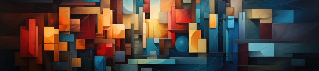 Cubism Style Backgrounds showcase abstracted forms, fragmented objects, and multiple viewpoints. A visual exploration of fractured perspectives.