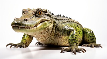 Crocodile isolated on a white background