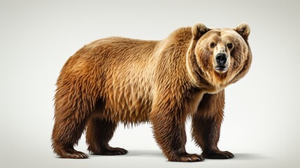 Obraz premium Bear isolated on a white background