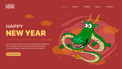 Chinese new year of cartoon dragon chinese translation new year