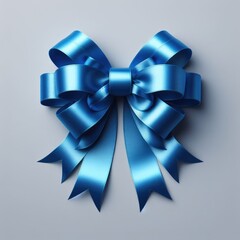 Close-up of open gift box against light blue background.