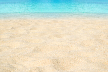 Fototapeta na wymiar sand and beach of holiday relax summer