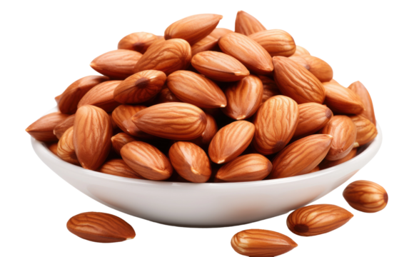 Almond Amore Drops Sweet Indulgence Essence on a White or Clear Surface PNG Transparent Background