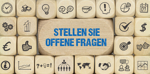 Stellen Sie offene Fragen	