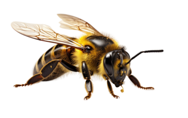 Honey Makers Guardians of Environment on a White or Clear Surface PNG Transparent Background