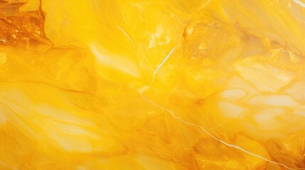 Naklejka na ściany i meble Yellow shiny marble background texture