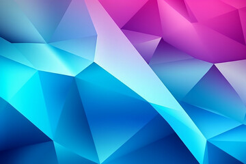 Abstract polygonal background. Triangular low poly design.3D illustration.