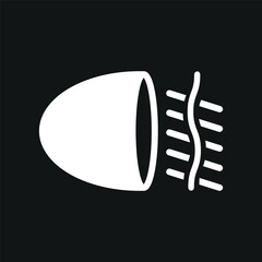 fog light icon aesthetic design and simple eps 10
