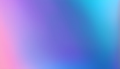 Trendy Colorful Pastel Blue, Pink and Purple Gradient Background With Blur Effect and Luminescent...