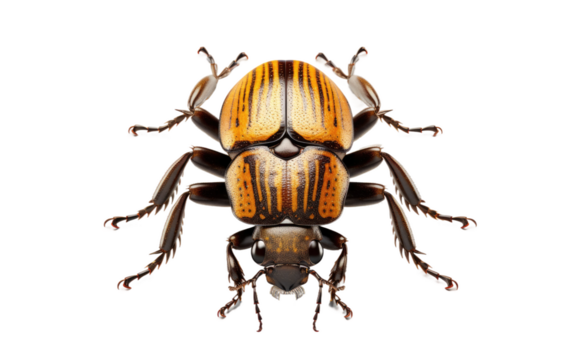 Beetle of Shadows Darklings Secretive Nature on a White or Clear Surface PNG Transparent Background