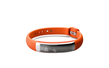 Portable Fitness Tracking Assistant Device on a White or Clear Surface PNG Transparent Background