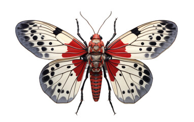 Understanding the Beauty of Lanternflies on a White or Clear Surface PNG Transparent Background