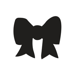 Bow ribbon line icon vector symbol sign