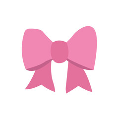 ribbon bow emoji pink vector symbol