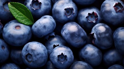 Fresh organic of blueberries. Fruit background.