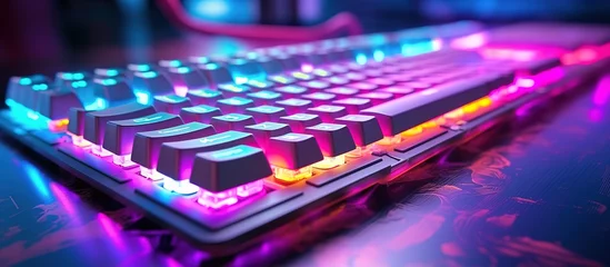 Poster Mechanical Keyboard with RGB Lighting © Imam