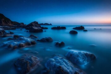 **blue magic - long exposure seacape before sunrise-