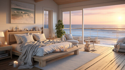 seaside luxury bedroom