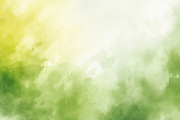 A gentle and soothing abstract background, showcasing watercolor textures in delicate pastel green...