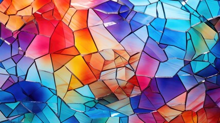 Colorful glass abstract graphic background