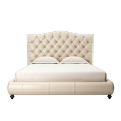 Obraz premium Upholstered platform bed