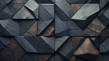 geometric stone surface - rocks, wood, background, wallpaper, screensaver