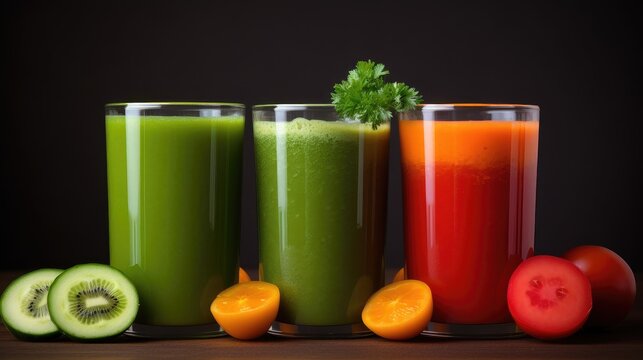 fresh mix vegetable juice,  healthy nutritious blend