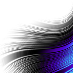 Abstract blue wavy lines. Abstract grainy gradient background noise texture effect summer poster design