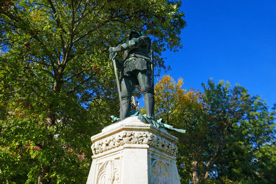 Denkmal von J&aacute;nos T&ouml;r&ouml;kverő Hunyadi in Budapest