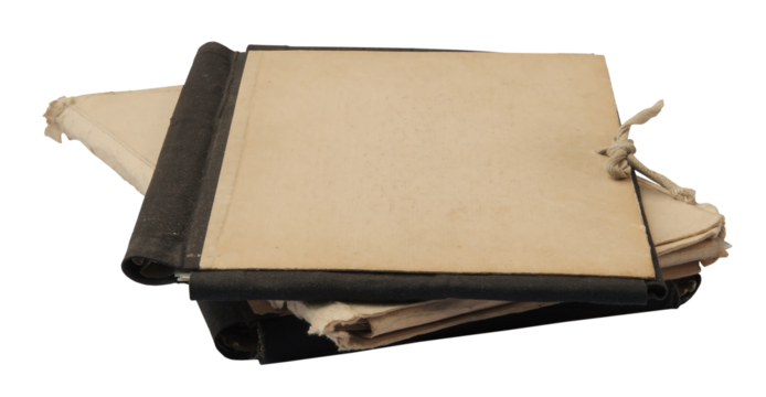 stack of old folders