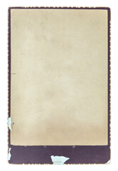 vintage cabinet photograph isolated, png.