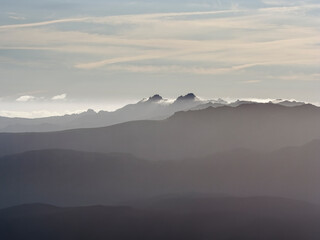 Mountains at dawn