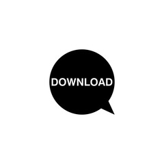 Download bubble icon