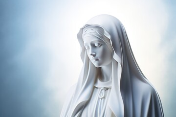 Virgin Mary, Mother of Jesus Christ. Cristianity, faith, religion concept - obrazy, fototapety, plakaty
