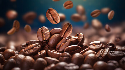 Levitating Coffee Beans.