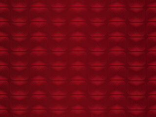 Red background with abstract stripes pattern. Modern cover design with gradient red color.