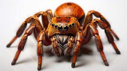Spider isolated on a white background