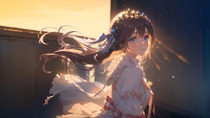 A Beautiful Princess (ANIME)
Long shiny hair and blue eyes drawn in the anime style and be perfect for use in a variety of projects, such as web design, social media and wallpapers.