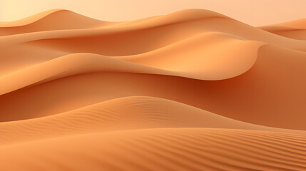 Fototapeta na wymiar 3D layered sand dunes pattern with desert theme