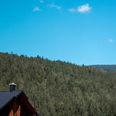 Fantastic mountain landscape. Summer landscape in mountains a sunny day