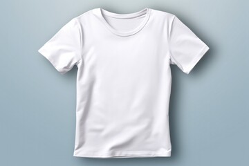 T-shirt mockup. White blank t-shirt front views. Female and male clothes wearing clear attractive apparel tshirt models template. 