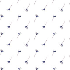 abstract floral patterns hand drawn in watercolor, hand print of simple minimalist elements, pattern for fabric, paper, wallpaper, backgrounds.