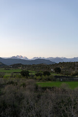 Pyrenees mountains view from Ainsa