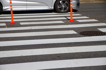 crossing on the street