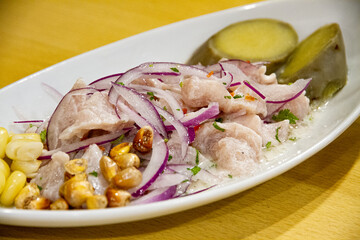 ceviche, peruvian food