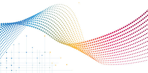 Abstract bright color vector background. Dotted pattern with grunge effect.Vector modern optical pop art texture for posters, business cards, covers, labels mockup, stickers mockup