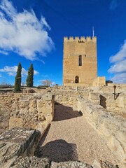 Alcazaba of the Mota fortress in Alcala la Real