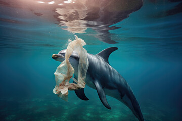 Dolphins dying from marine debris